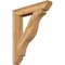 Ekena Millwork Funston Slat Rough Sawn Bracket, Western Red Cedar, 6"W x 36"D x 44"H BKT06X36X44FST06RWR - alternate 1